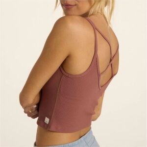 Vuori Mauve Crop Top